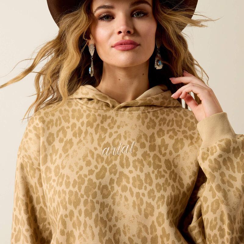 Womens Ariat Faded Leopard Essential Hoodie