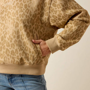 Womens Ariat Faded Leopard Essential Hoodie