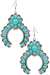 WESTERN CONCHO EPOXY SQUASH BLOSSOM EARRING
