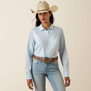 Light blue long sleeve button down shirt