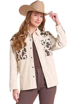 Rock & Roll Cowgirl shirt jacket.