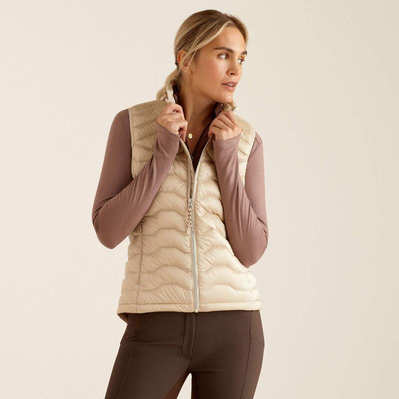 Ideal Down Vest- Iridescent Summer Sand