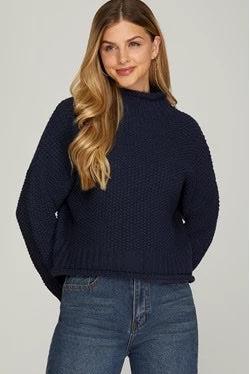 HARPER LONG SLEEVE TURTLENECK SWEATER