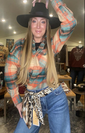 Oversized Flannel Shirt