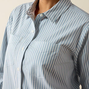Womens Ariat Everything Shirt in Glacier Stripe