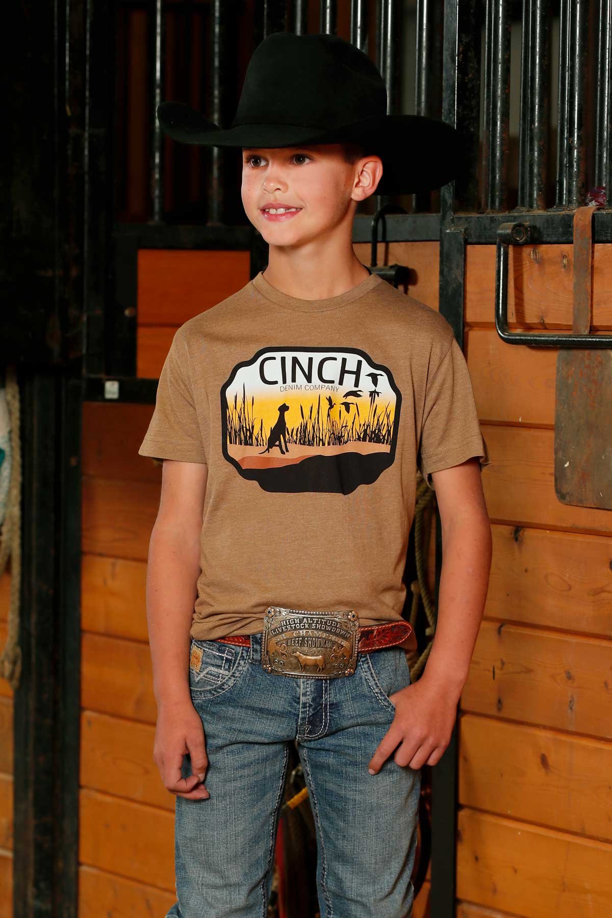 Cinch Boys' Short Sleeve Graphic Tee