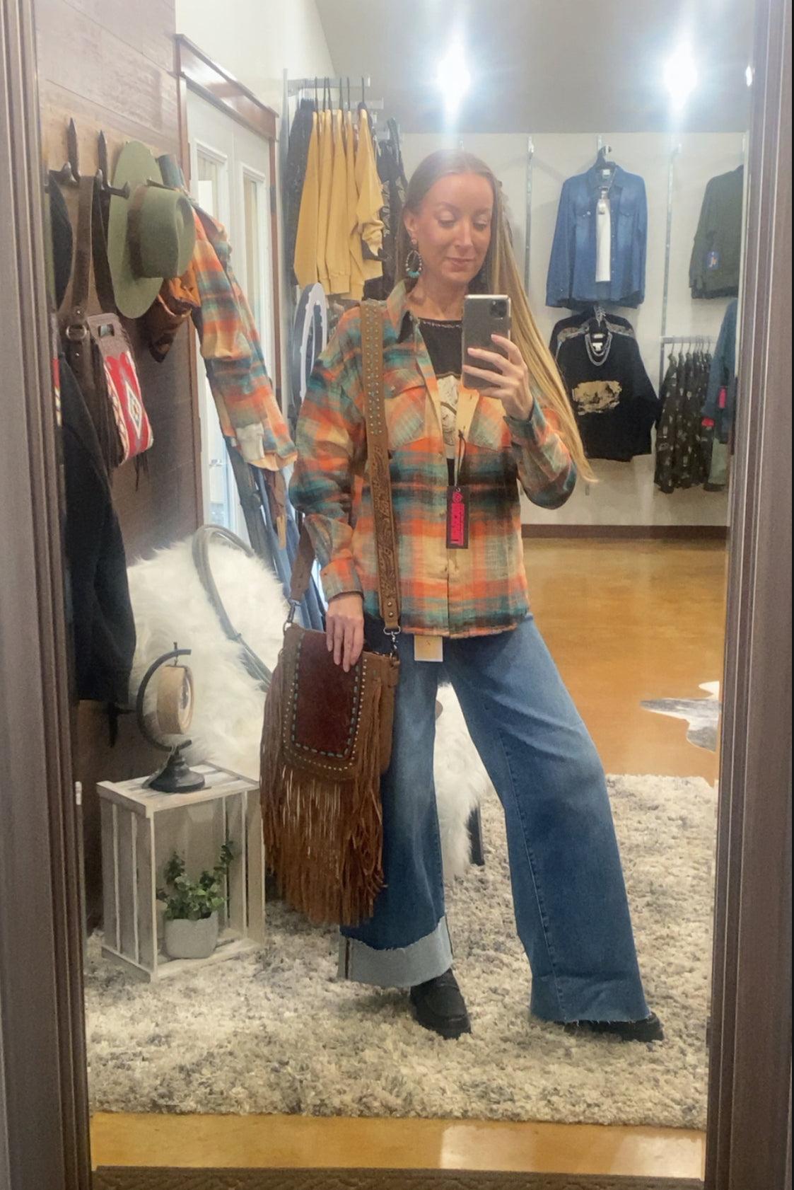 Oversized Flannel Shirt