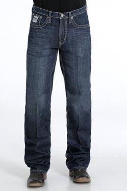 Blue jeans on a white background