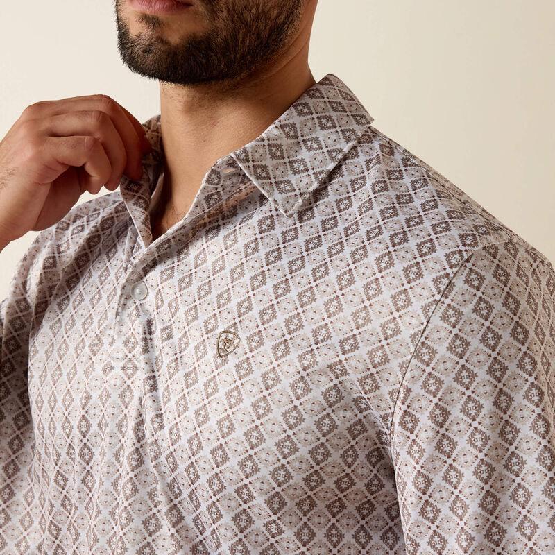 Mens Ariat Southwest Geo Print Polo