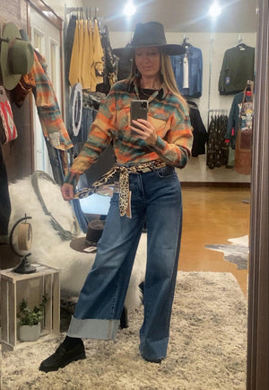 Oversized Flannel Shirt