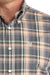 Men's Plaid Print Button-Down Western Shirt