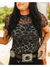 Grey Leopard Short Sleeve Mesh Top