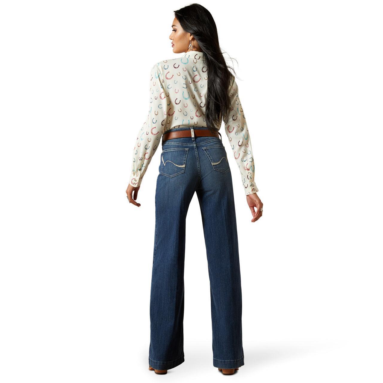 WOMENS Ariat Ultra High Rise Rosalie Wide Leg Jean
