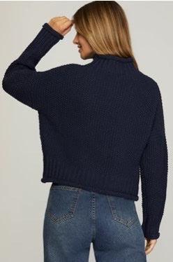 HARPER LONG SLEEVE TURTLENECK SWEATER