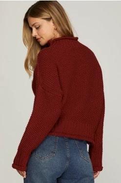 HARPER LONG SLEEVE TURTLENECK SWEATER