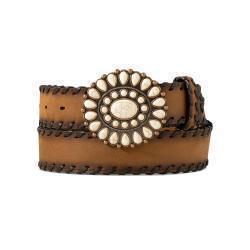 ARIAT LADIES BELT 1 1/2" SCALLOPED BUCKLE