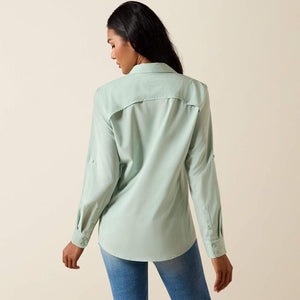 Light green button-up shirt 