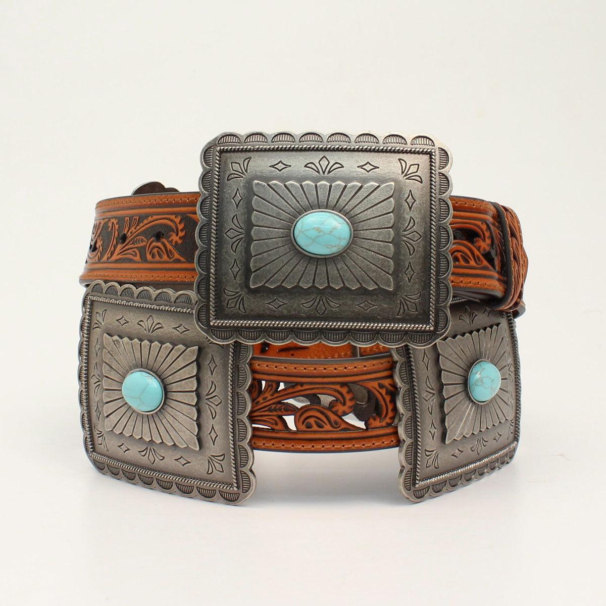 ARIAT 1 1/2" PIERCED RECTANGLE CONCHO