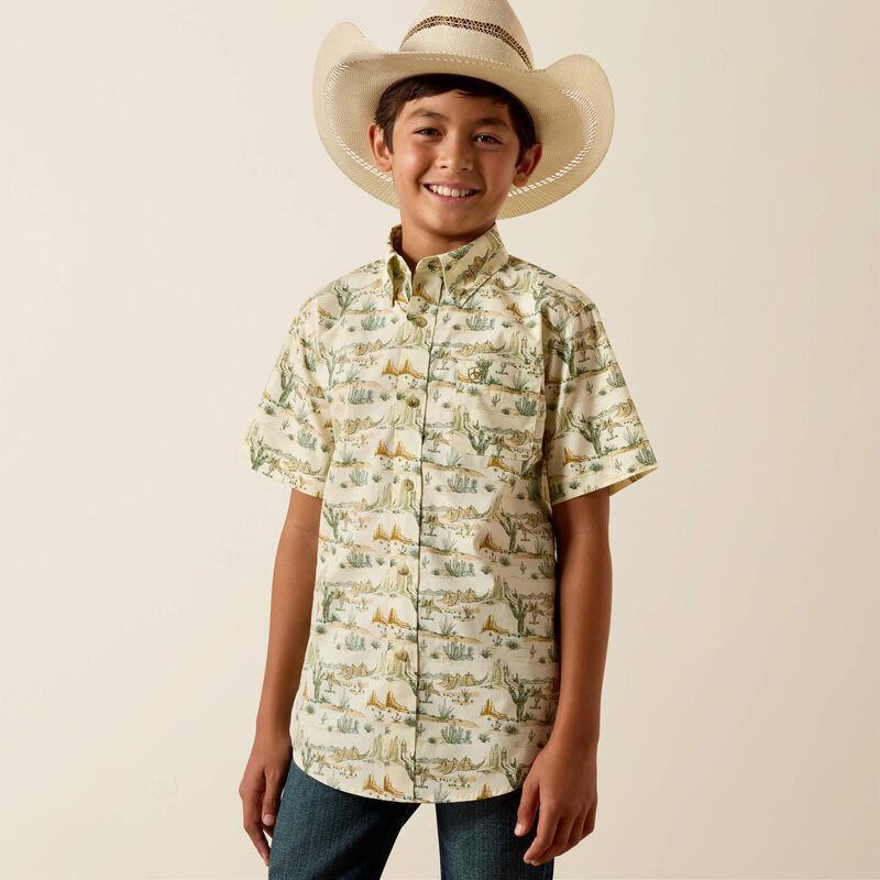 Ariat Boys Sable Shirt Scenic Print