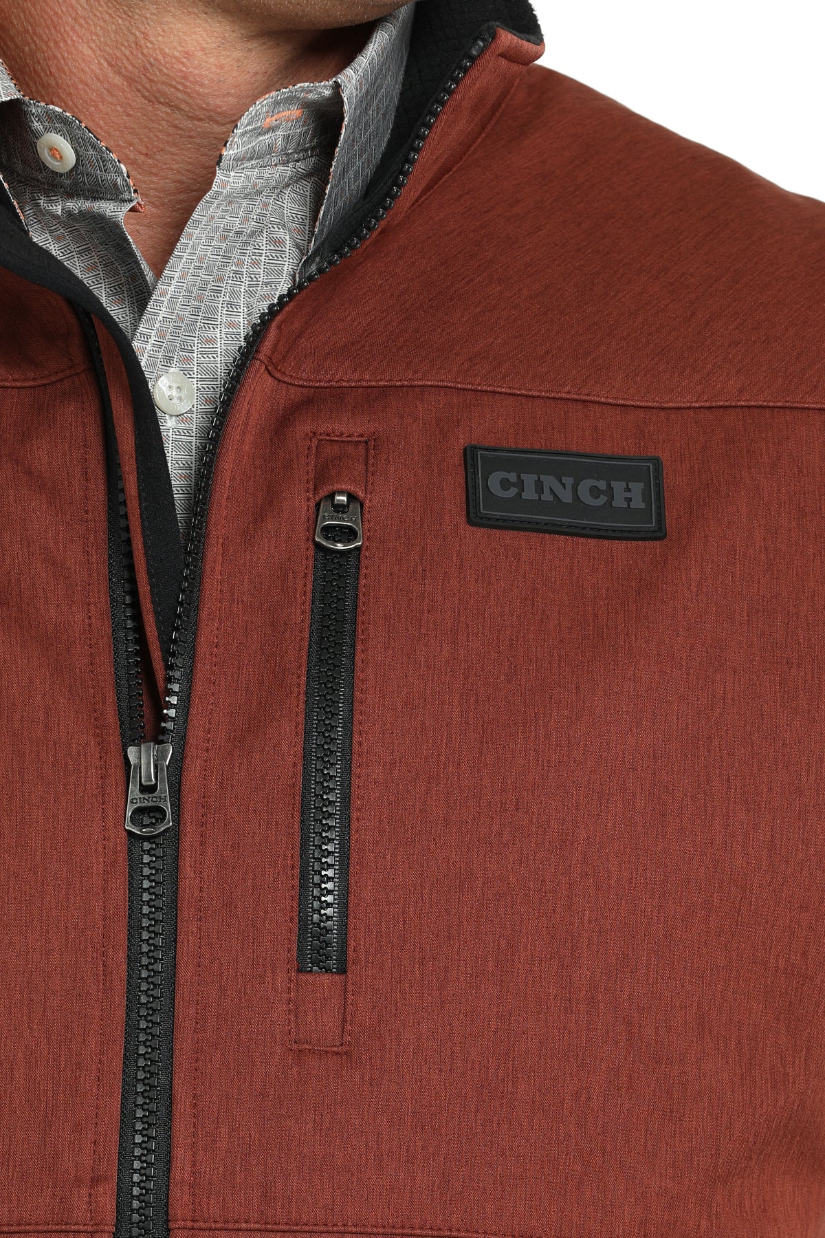 Cinch Men's Red Bonded Vest