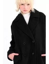 LADIES WOVEN LONG COAT