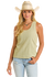 Knit Tank with Raised Design