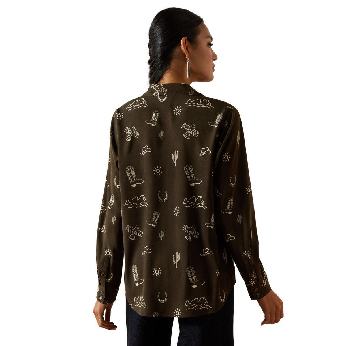 WOMENS Ariat Homestyle Shirt Layla Print