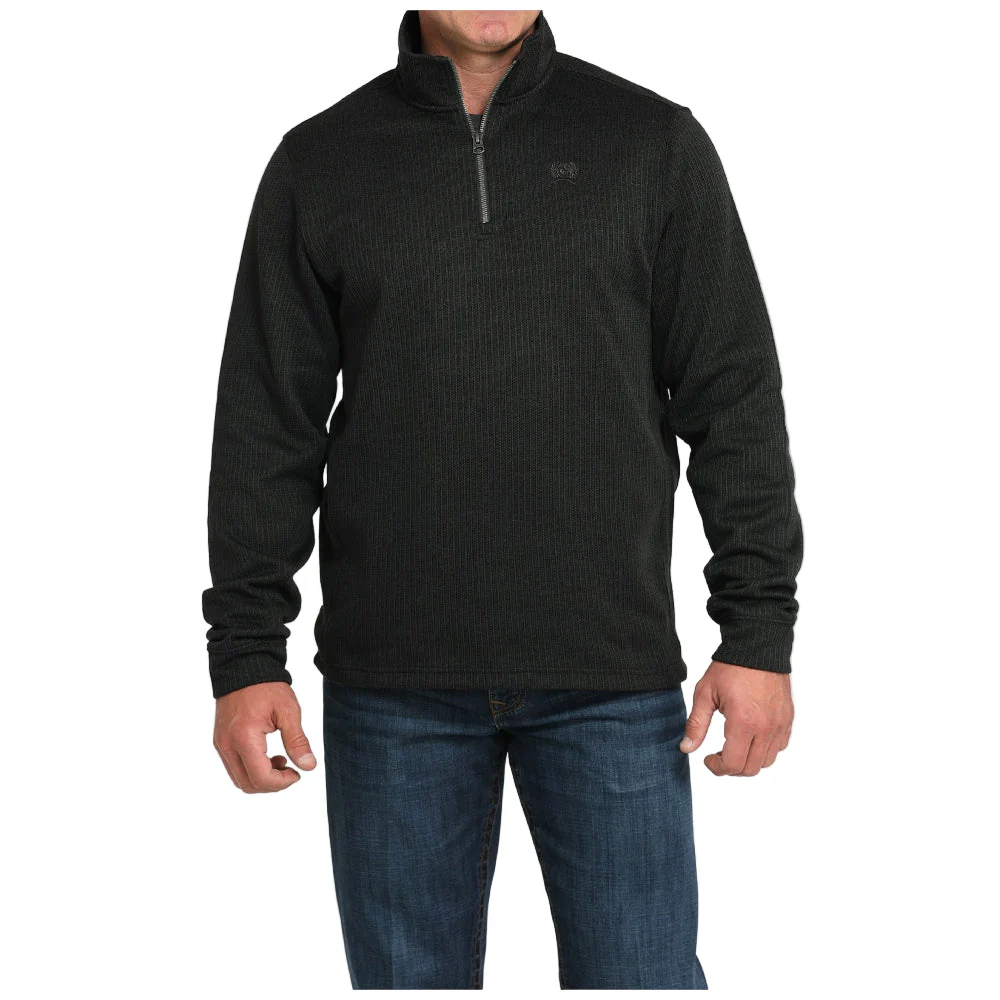 Cinch Men's 1/4 Zip Sweater - Black