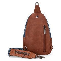 Wrangler Southwestern Print Small Canvas Sling Bag