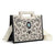 Sayla Cut-Out Embroidered Collection Tote/Crossbody