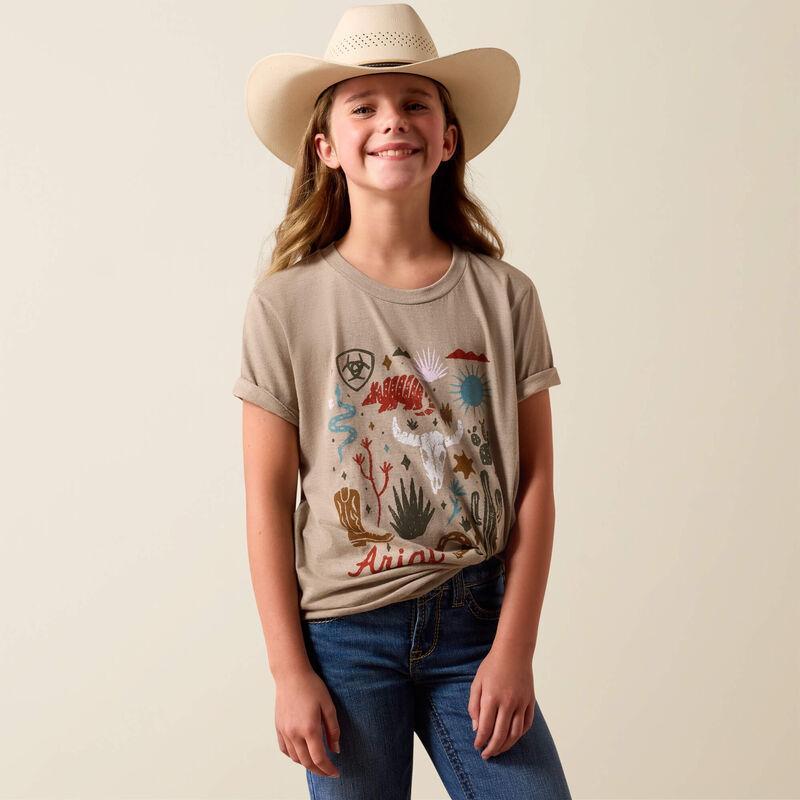 Ariat Girls Western Collage T-Shirt
