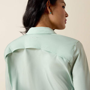 Light green button-up shirt 