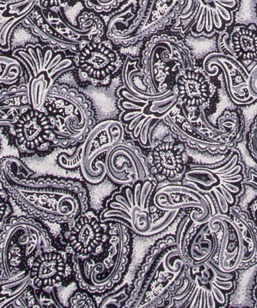 100% Silk Skinny Paisley Scarf