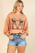 Kaia Wild West Longhorn Graphic Top