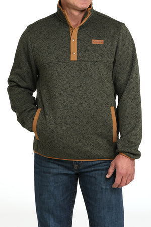 Cinch 1/4 Button Pullover Sweater Men's
