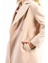 LADIES WOVEN LONG COAT