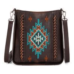 Montana West Embroidered Aztec Crossbody