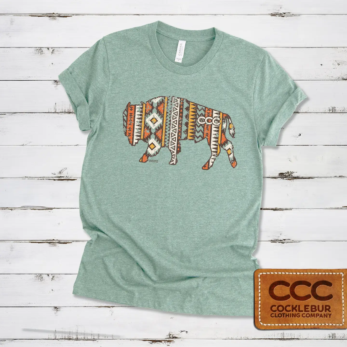 Aztec Buffalo Graphic Tee