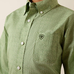 Ariat Boys Smitty Shirt Loden Frost Abstract Print
