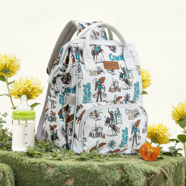 Wrangler Cowboy Printed Callie Backpack/Diaper Bag
