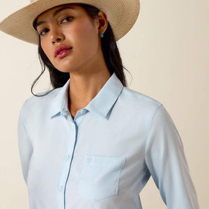 Light blue long sleeve button down shirt