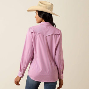 Rose Sorbet Stripe Western VentTEK Shirt