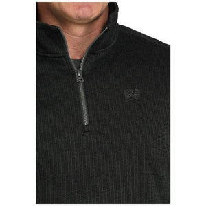 Cinch Men's 1/4 Zip Sweater - Black