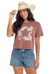 Cowhide Star Graphic Tee