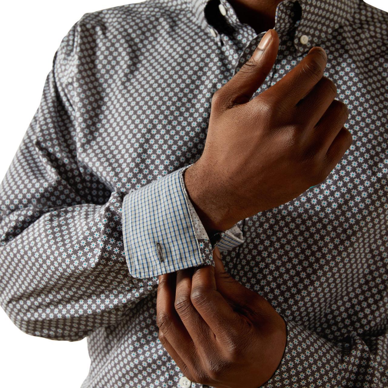 MENS Ariat Wrinkle Free Caleb Classic Fit Shirt