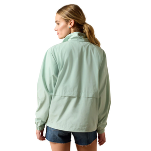 Ariat Women's Whisper Pullover Jacket in Silt Green.