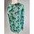 Western Print 3D Cactus & Cowboys Mesh Top