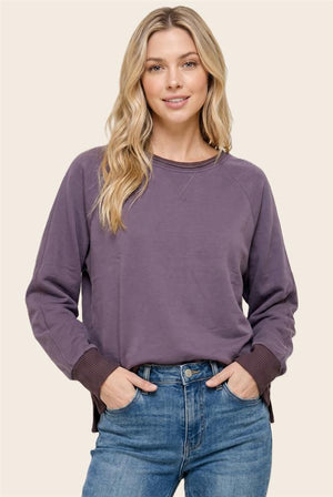 Dusty purple crewneck sweatshirt 