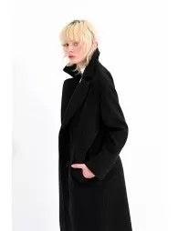 LADIES WOVEN LONG COAT