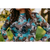 Wild Mix Print Mesh Top